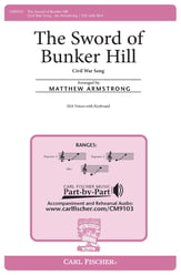 The Sword of Bunker Hill SSA choral sheet music cover